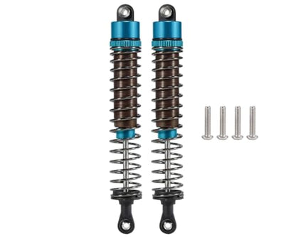 1/10 RC Oil Leakproof Shocks,2Pcs Adjustable Oil Filled Shocks 52mm-120mm for 1/10 RC Buggy Truggy On Road Touring Drift Cars Monster Trucks Upgrade Parts (2pcs 110mm blue) - color: 2pcs 110mm blue