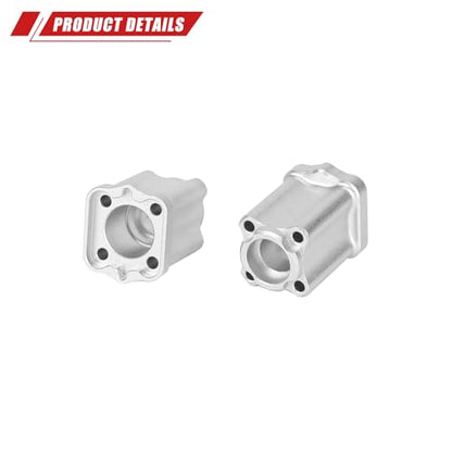 RCAWD 7075 Rear Spindle Hub Carrier for Losi LMT 1/18, Rear Axle Mount Set Upgrade Parts #LOS214043 - color: Rear Hub Carrier