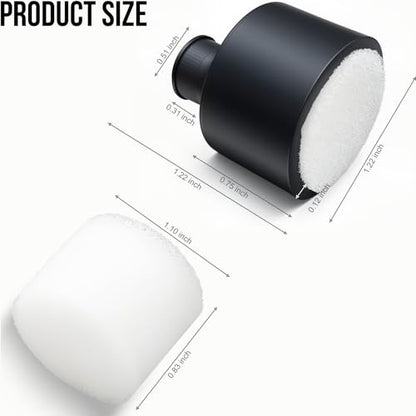 Tensso RC Engine Air Filter Sponge: Upgrade 2 Anti Foaming Filters | for 15-18cc, Remote Control Model Car Racing Cotton Nitro Foam Cleaner for 1:10 HSP 02028 Replacement Parts, 2 Extra Sponges