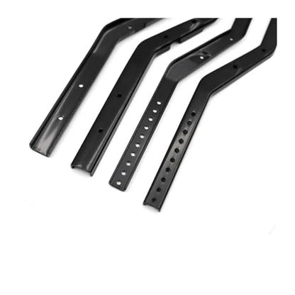 RC Frame Parts For Axial For Scx10 III Metal Chassis Frame Rails Adjustable Wheelbase Kit 4PCS Set Rc Car Parts Accessories Upgrades Replacement Repair(Red) - color: Red