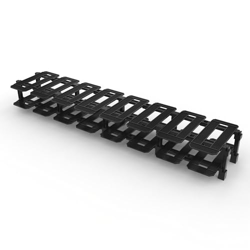 Modular Rack for LEGO Speed Champions (2 high x 8 wide (16 Car)) | Racing Garage Inspired Design - The display system that grows with your collection - size: 2 high x 8 wide (16 Car)