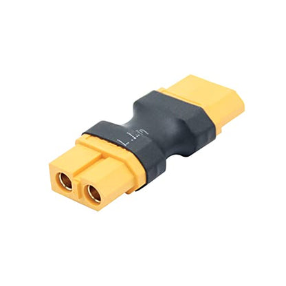 XT60 Female to Female Connector Adapter, Expansion Connector, Plug and Play | XT60 Connector No Wire Adapter, Gold Plated Plug, for RC Lipo Battery Drone Toy Car etc - 2Pcs - style: 2Pcs - XT60 Female to Female Plug