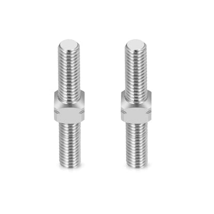 RCHUBAM 2PCS RC Turnbuckles Camber M3 Link Rod for 1/10 TRX-4 Slash 4X4 | 1 Pairs 14mm-50mm Suspension Rod,Alloy Steering Linkage Tie Rods - style: 20mm