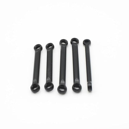 Plastic Pull Rod Linkage Tie Rod Set Replacement RC Parts for WLtoys 124008 124010 1/12 4WD RC Car - color: Pull Rod Set