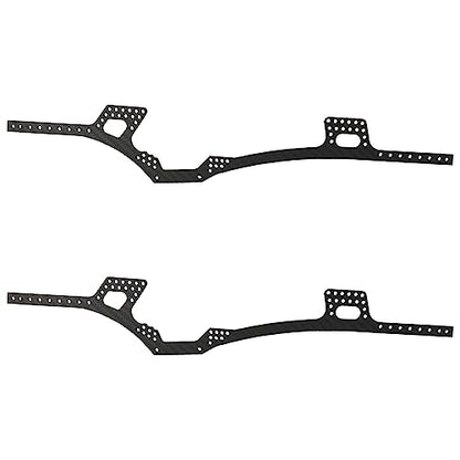 Adjustable LCG Chassis Carbon Fiber Frame Rails for 1/10 RC Crawler Axial SCX10 & SCX10 II 90046 90047 86100 Lower Center of Gravity Upgrade Parts