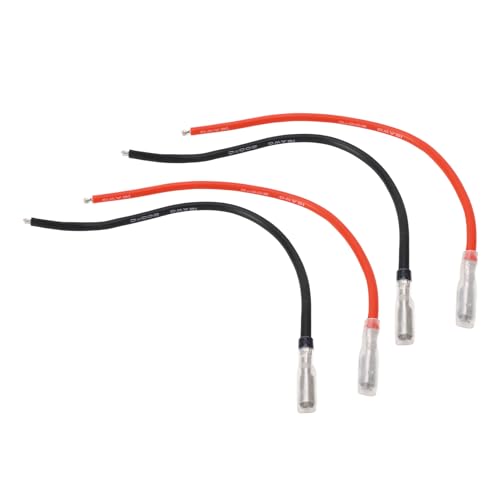RC Motor Wire, 16AWG Silicone Cable with Banana Plugs, High Current Handling for RC and Vehicles