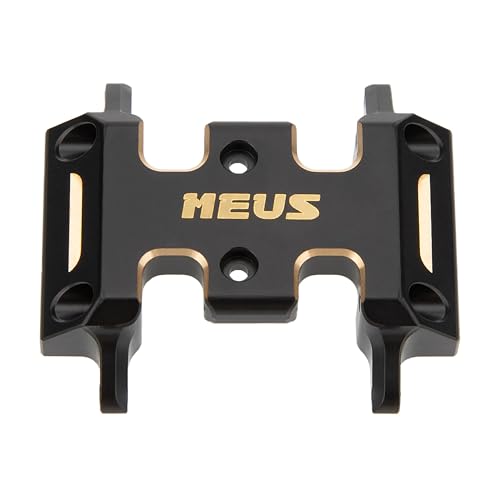 MEUS RACING 20g Brass Skid Plate for Axial SCX24 1/24 RC Crawler Upgrades (Brass) - color: Brass