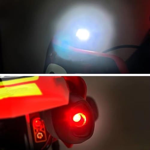 Rc Spotlight Strip for Promoto-Mx 1/4 Bright Motorbike Light Kit Headlights Taillights Front Rear Lamp Rc Spare Upgrades Parts