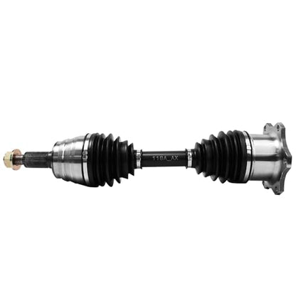 Detroit Axle - 4WD 2 Front CV Axles for 01-10 Chevy Silverado 2500HD 3500HD | 2001-2006 Silverado 3500 1500HD 1999-2004 Silverado 2500 GMC Sierra Yukon Tahoe K1500 K2500 Suburban K3500 - size: 2X1900511-NEW-V1/Pair