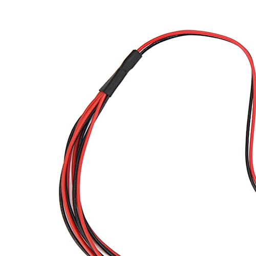 RC Car LED Lights, 4 LEDs LED Light Headlights Taillight Kit Accessories with 2 White 2 Red for Axial AXIAL SCX24 1/24 Remote Control Car