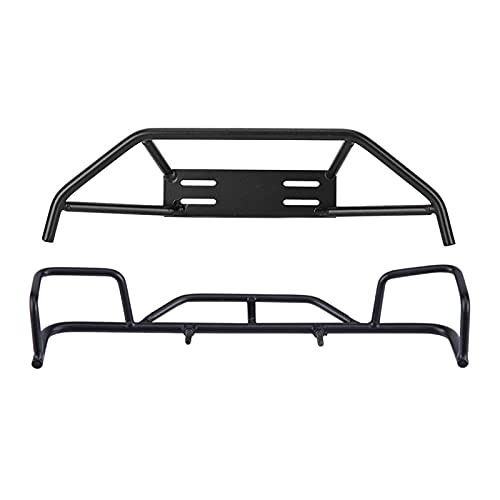 Metal Front Rear Bumper RC Front Bumper Metal Crawler Front with Easy Installation for TF2 / TF1 1/10 Scale RC Crawler Car
