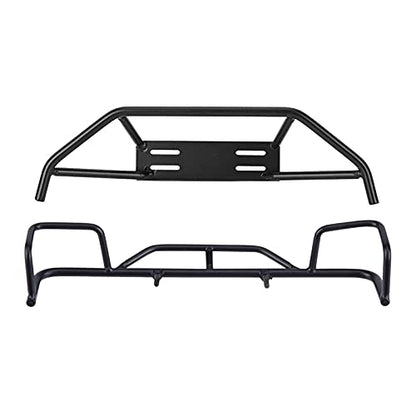 Metal RC Bumper, Durable Front Rear Protection 1/10 Scale Crawler Parts for Off-Road RC Enthusiasts and Hobbyists