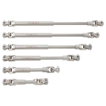 MEUS RACING Universal Driveshaft for SCX10 SCX10 II Wraith TRX4 1/10 RC Crawler Upgrades Parts, 121-183mm - size: 121-183mm