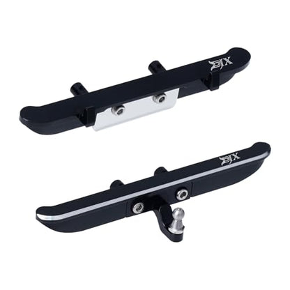 DJX Aluminum Front and Rear Bumper Set for Redcat Ascent-32 1/32 Scale RC Rock Crawler Car Upgrades Parts