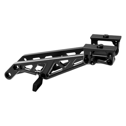 Aluminum RC Rear Wing Mount Upgrades for 1/8 Arrma Kraton V6 6S BLX EXB,Notorious 6S BLX,Replace#ARA320758 (Black) - color: Black