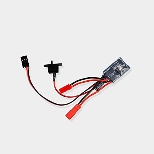 Waterproof 10A Brushed ESC E2s Dual Way Brake LED Control for 1/16 1/18 1/24 RC Car, Boat, Tank8 RC Car Brushless ESC