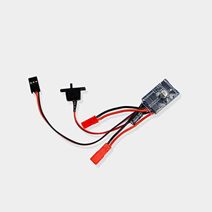 Waterproof 10A Brushed ESC E2s Dual Way Brake LED Control for 1/16 1/18 1/24 RC Car, Boat, Tank8 RC Car Brushless ESC