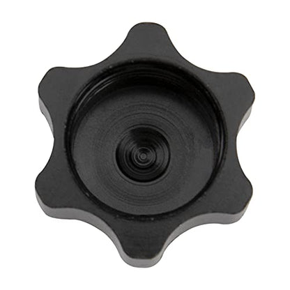 8Pcs Metal RC Wheel Hub Anti-Dust Cover 17mm Rim Hex Nut Compatible with Teamc HSP 1/8 HPI RC Car Truck (Black) - color: Black