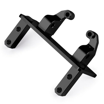Aluminum Axle Servo Mount Base Stand, Black | Upgrade Parts, For 1/10 Axial SCX10 II 90046, RC Crawler Car - color: Black