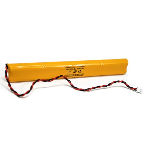 BBAT0043A Unitech BAT9.6V700 AA900MAH 9.6V ELB-B003 Lithonia ELB-B004 9.6v 900mAh Ni-CD Battery Pack Replacement for Exit Sign Emergency Light Fire Batteryhawk, LLC - size: 1 Pack
