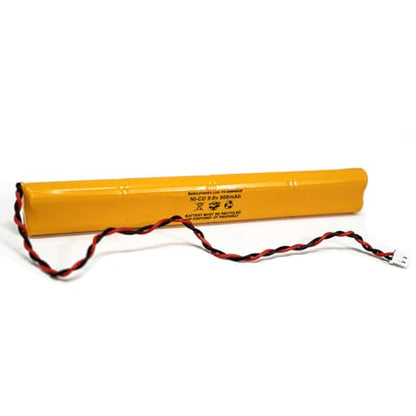 BBAT0043A Unitech BAT9.6V700 AA900MAH 9.6V ELB-B003 Lithonia ELB-B004 9.6v 900mAh Ni-CD Battery Pack Replacement for Exit Sign Emergency Light Fire Batteryhawk, LLC - size: 1 Pack