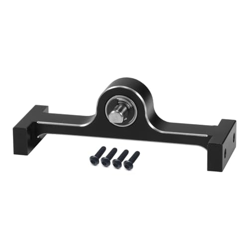 Aluminum Alloy 70mm Transfer Case Transmission Gearbox with 5mm D-Shaped Shaft for 1/10 RC Rock Crawler MOA 1.9 Shafty LCG Chassis Builder