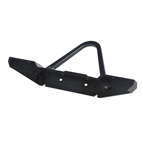 RCLIONS Metal RC Front Bumper with LED Lights Shackles for TRX4, SCX10-ii 1/10 RC Crawler Car