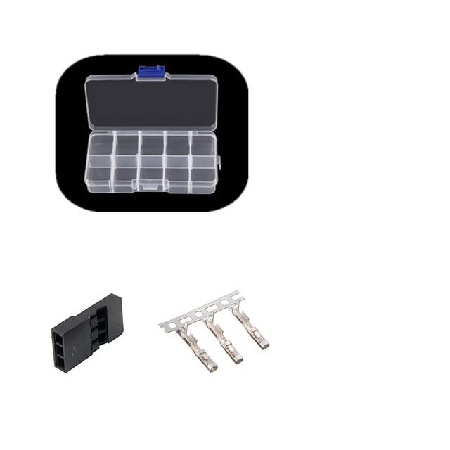 50PCS DIY Servo Extension Cable JR/Futaba Connector Male/Female Plug with 2.54 Terminal for RC Robot Airplane Car Servo ESC (Male x50 Ordinary) - style: Male x50 Ordinary