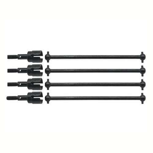 RC Car Transmission Shaft for HSP 94111 94108 94170 1/10 rc Car Parts 4Pcs Steel Dogbone Drive Shaft & Wheel Axle Replacement 08029 02033