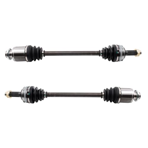 TRQ Rear Driver and Passenger Side CV Axle Assembly Set 2 Piece Compatible with 2003-2005 Honda Pilot 2006-2008 Pilot All Wheel Drive - style: CSA33047