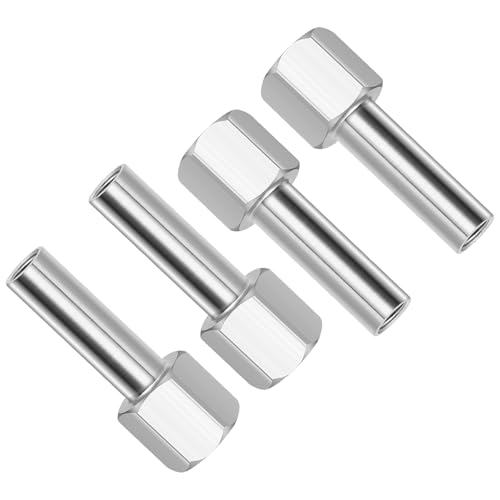 MOHERO Metal Center Nuts for 1/10 RC Crawler Car SCX10 Wraith 12mm Wheel Hub Hex Drive Adaptor 20mm Extension (20mm) - color: 20mm