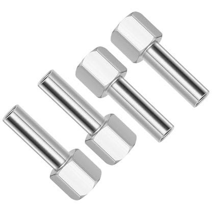 MOHERO Metal Center Nuts for 1/10 RC Crawler Car SCX10 Wraith 12mm Wheel Hub Hex Drive Adaptor 20mm Extension (20mm) - color: 20mm