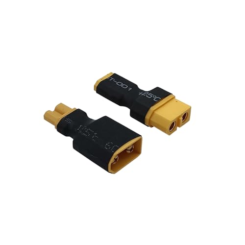 2 Pairs XT30 to XT60 Plug RC Male Female Connector Adapter for RC FPV Drone Car Lipo NiMH Battery Charger ESC