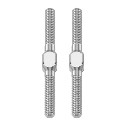 RCHUBAM 2PCS RC Turnbuckles Camber M3 Link Rod for 1/10 TRX-4 Slash 4X4 | 1 Pairs 14mm-50mm Suspension Rod,Alloy Steering Linkage Tie Rods - style: 32mm