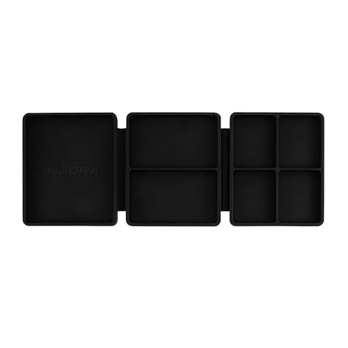 INJORA Portable Tri-Fold Silicone Tool Tray, Parts Tray (108x88mm)