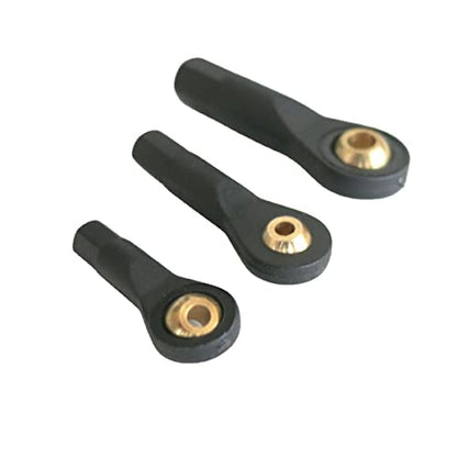 4pcs Nylon Ball Head Universal Ball Head Nylon Link Rod End Ball Joint Head for RC Crawler Car M2 M3 M4 M5 - color: M5 Thread Pull Rod Hole (5mm Ball Head Hole)
