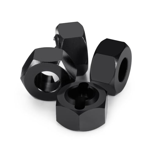 4Pcs Aluminum Wheel Hex Hubs Adapter 8mm RC Hex Combiner | Upgrade Parts, For Losi 1/16 Mini-B, For Losi 1/18 Mini-T 2.0, RC Car