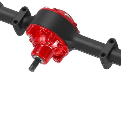 RC Vehicle Axles Compatible with WPL D12 B14 B24 B16 B36 C14 C24 C34 C44 RC Car Axles Set1 Set Metal Rear Bridge Axle with Steel Gear RC Car Upgrade Parts