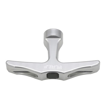 Alloy CNC Pull Starter Handle for Zenoah CY Rovan TSRC Engine (Silver) | for 1/5 Hpi Rofun Km Baja Lois 5ive-T FG GoPed Redcat Rc Car Parts - color: Silver