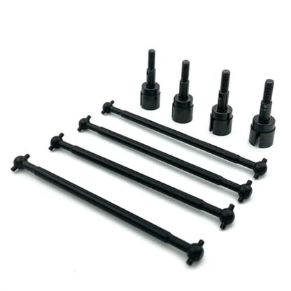 RC Car Parts for HSP 1/10 94111 Metal Drive Shaft 89.5mm Dogbones 08029 Stub Wheel Axle 02033 rc Car Upgrade Parts Replacement Accessories(Black) - color: Black