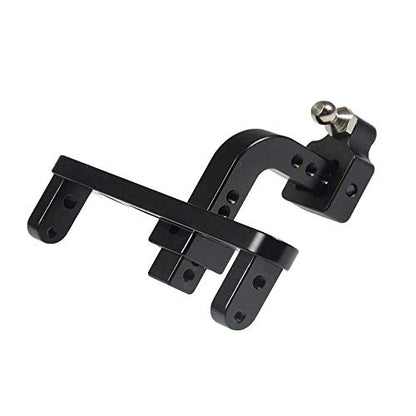 CNC Aluminum Adjustable Drop Trailer Hitch Receiver for Axial Wraith SCX10 SCX10-II 1/10th RC Crawler Car