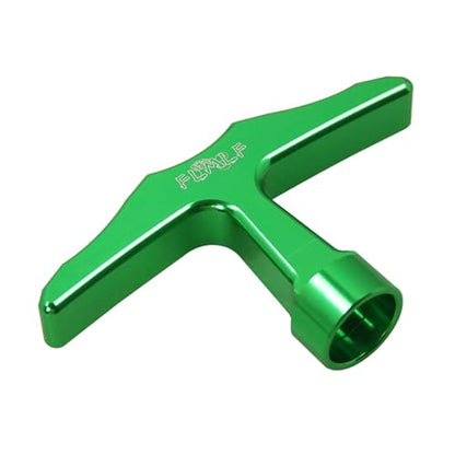 Alloy CNC Pull Starter Handle for Zenoah CY Rovan TSRC Engine (Green) | for 1/5 Hpi Rofun Km Baja Lois 5ive-T FG GoPed Redcat Rc Car Parts - color: Green