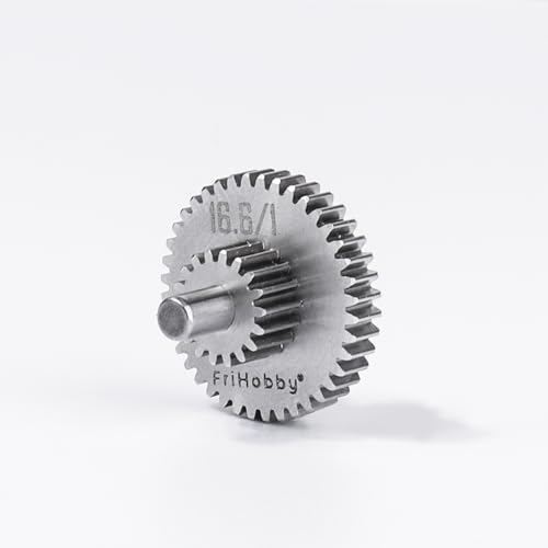 16.6:1 Stainless Steel Transmission Gear for TRX4M Stock Overdrive Gears Pinion Set Replacement 1/18 RC Crawler Truck - size: 16.6:1