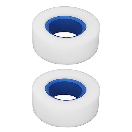 Semme 2PCS Dual Stage RC Car Tire Foam for 2.2 Inch RC Crawler Tires Soft Sponge Foam 130mm Outer Diameter for /10/8 Scale Vehicles Red (Blue)