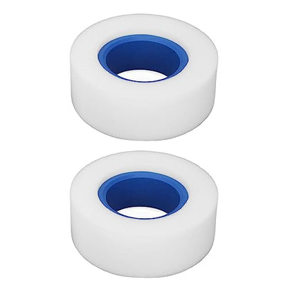 Semme 2PCS Dual Stage RC Car Tire Foam for 2.2 Inch RC Crawler Tires Soft Sponge Foam 130mm Outer Diameter for /10/8 Scale Vehicles Red (Blue)