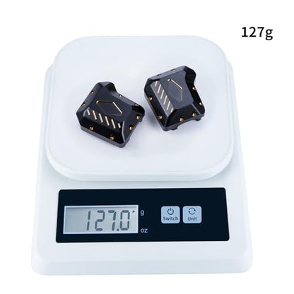 LSG 2PCS Brass Front and Rear Axles Housing Diff Cover 127g Counterweight for 1/10 TRX4 TRX6 RC Crawler Upgrade Parts