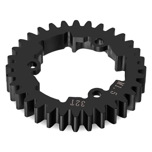 Steel 32T M1.5 Main Spur Gear for Tra-xxas 1/5 X-Maxx 6S 8S 1/6 XRT | 1/10 E-Revo 2.0 RC Crawler Car Upgrade Parts