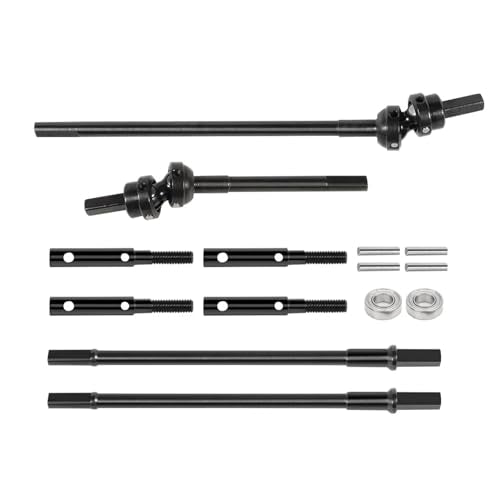 AMK 2-Joint 1/10 Capra Drive Shaft Offset Portal Axle Constant Velocity Driveshift UTB10 CVD Stub Shaft for RC Crawler Axial 1.9 Capra F9 Upgrades