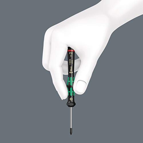 WERA 05118066001 2054 Screwdriver for Hexagon Socket Screws for Electronic Applications, 1.5 x 60 mm - size: One Size