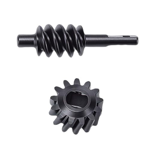 Fockety RC Steel Axle Differentials Gear, Gear Set for SCX30 1/30 RC Crawler Car 2T 13T Front and Rear Overdrive Differential